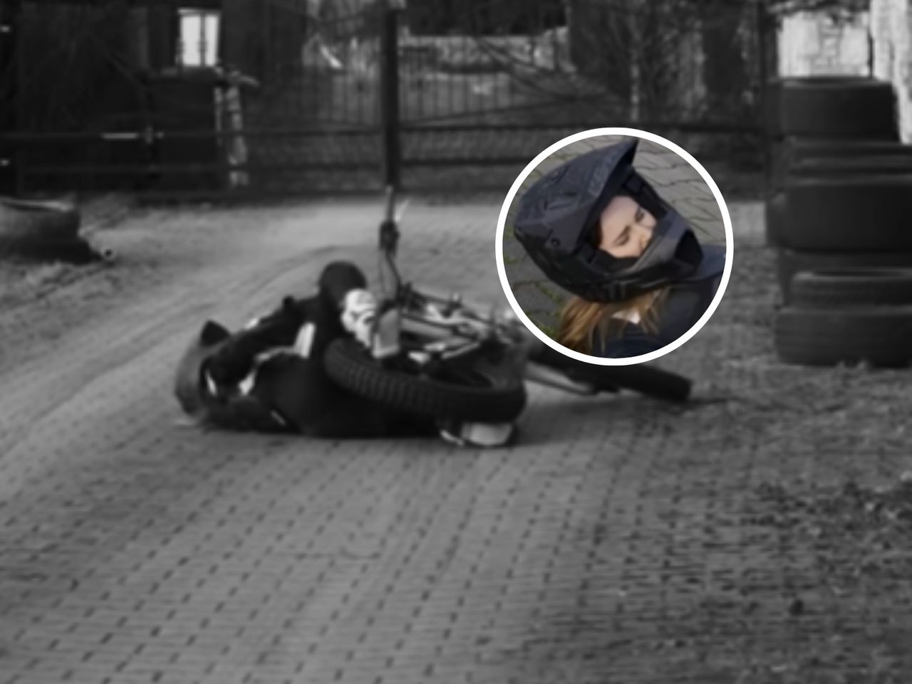 Ewelina Lisowska miała wypadek na motocyklu