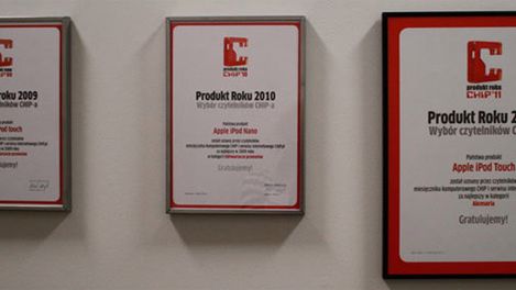 Nagroda miesięcznika Chip dla iPoda touch 1