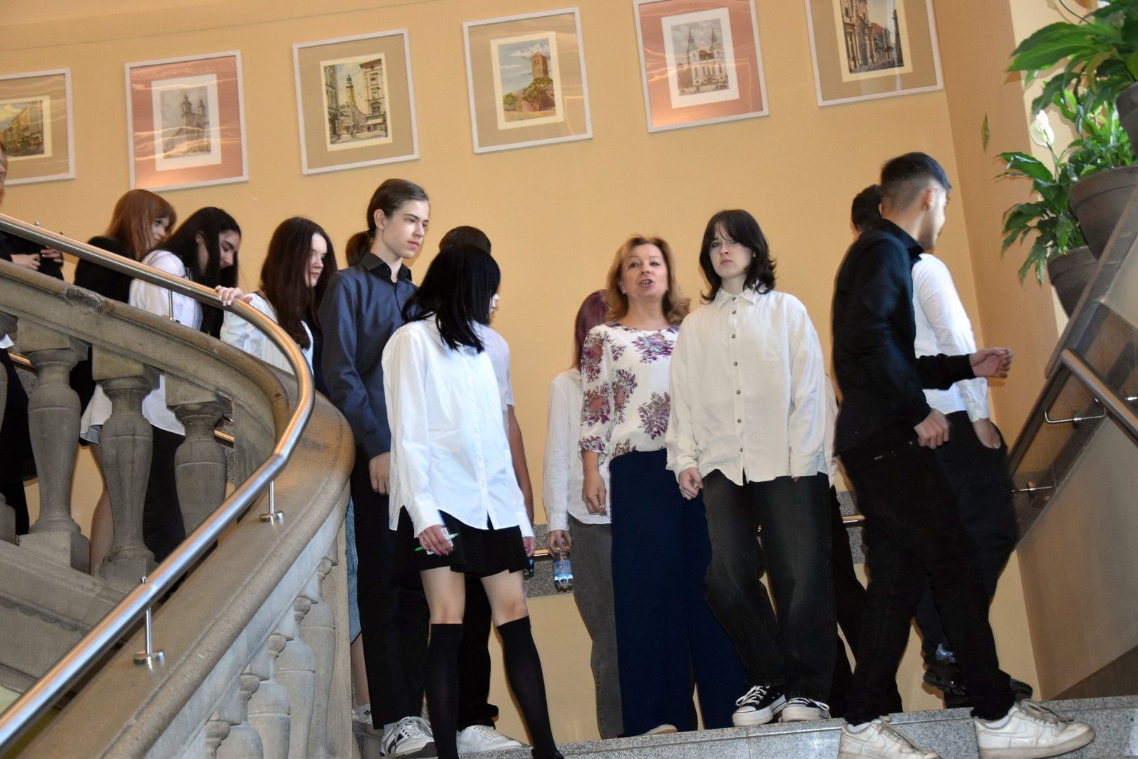 W SP 2 jest w sumie 54 uczniów ostatnich klas 