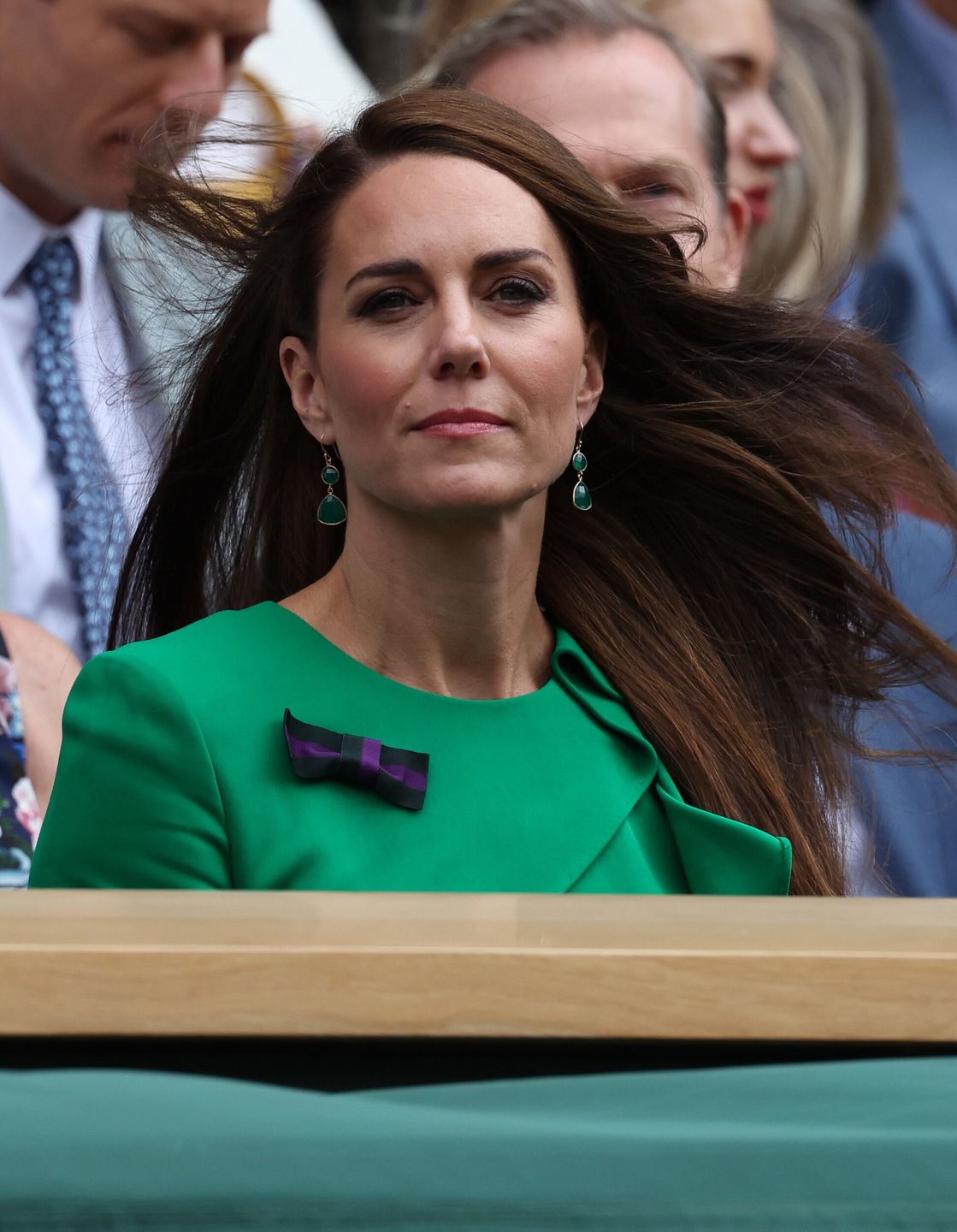 Wimbledon Championships 2023 - Day 14epa10749475 Britain's Catherine Princess of Wales attends the Men's Singles final match at the Wimbledon Championships, Wimbledon, Britain, 16 July 2023.  EPA/NEIL HALL    EDITORIAL USE ONLY  EDITORIAL USE ONLY Dostawca: PAP/EPA.NEIL HALL