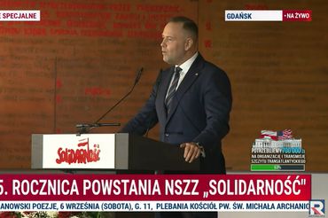 Transmisja przemówienia prezydenta w Republice