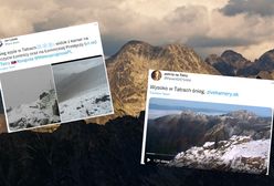 Śnieg w Tatrach. Temperatury spadły poniżej zera. Niesamowite zdjęcia