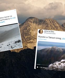 Śnieg w Tatrach. Temperatury spadły poniżej zera. Niesamowite zdjęcia