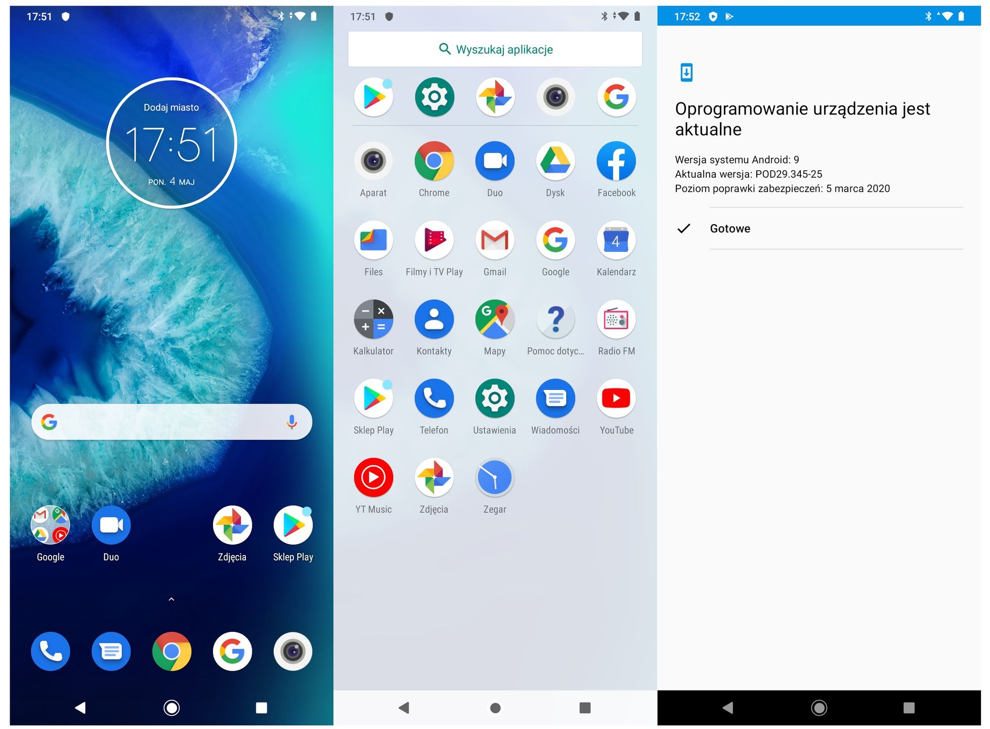 Motorola Moto G8 Power Lite system