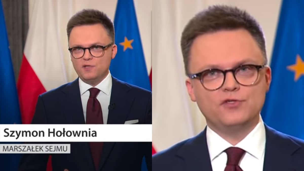Szymon Hołownia wygłosił orędzie. Ekspertka mowy ciała oceniła jego gesty