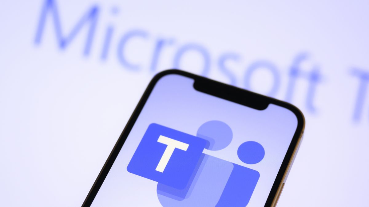 The Microsoft Teams logo is seen in this photo illustration in Warsaw, Poland on 25 January, 2023. Several Microsoft services were unable to be reached by tens of thousands around the world on Wednesday accroding to Downdetector.The outage was caused, according to Microsoft by a network change. Services affected included Outlook, Teams and Xbox Live. (Photo by Jaap Arriens/NurPhoto via Getty Images)