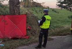 Tragedia w Lubelskim. 23-latek uderzył quadem w drzewo