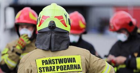 Warszawa. Pożar domu jednorodzinnego na Bielanach. Znaleziono spalone zwłoki