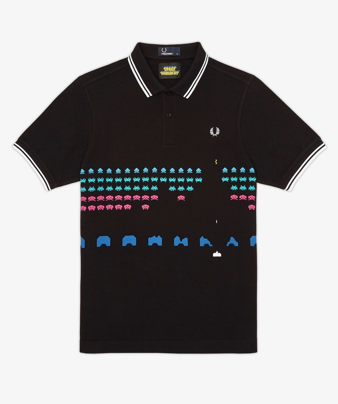 Klasyka gier na koszulce. Kultowa marka Fred Perry stworzyła serię ubrań dla fanów Space Invaders 3