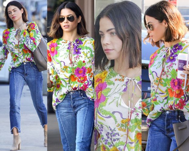 #TRENDY: Jenna Dewan Tatum w bluzce w kwiatki