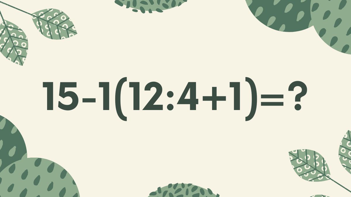 Ta łamigłówka jest prosta 