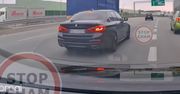 Nagle wcisnął hamulec. BMW nagrane na S2