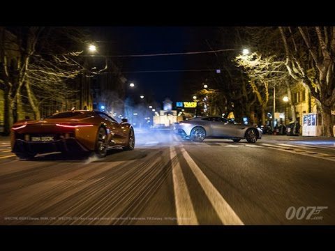 Aston Martin DB10 kontra Jaguar C-X75 w najnowszym Bondzie