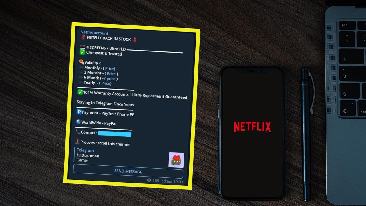 Uwaga na tanie konta Netflix