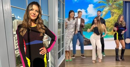 Anna Lewandowska wywija w studiu "DD TVN" w kolorowej stylizacji wartej GRUBE TYSIĄCE (ZDJĘCIA)