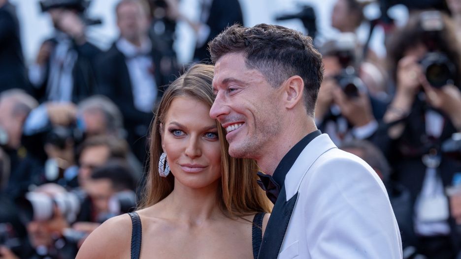 Lewandowscy z uśmiechem pozowali do zdjęć