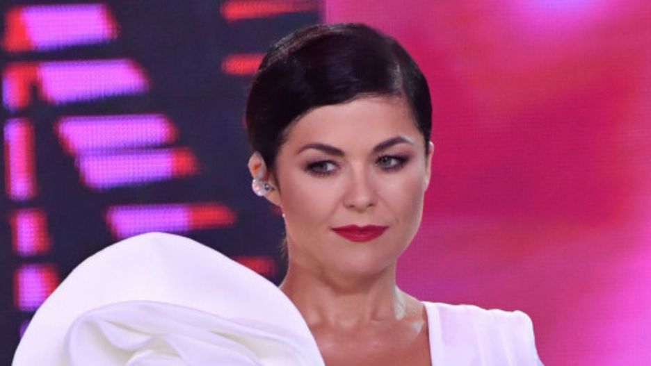Katarzyna Cichopek była jedną z prowadzących koncert w ramach "Wakacyjnej Trasy Dwójki"