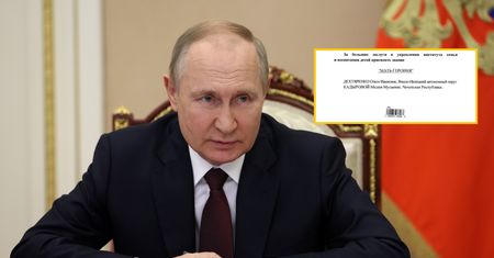 Putin wymyślił nowy tytuł. Na liście uhonorowanych żona Kadyrowa