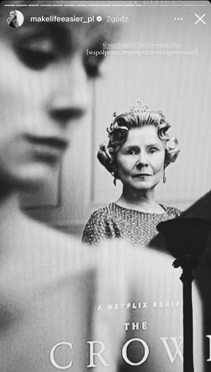 Kasia Tusk na  premierze "The Crown"
