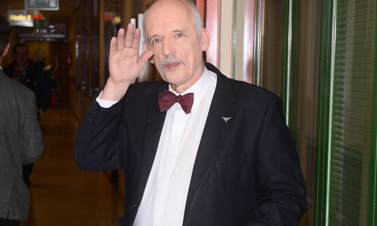 Janusz Korwin-Mikke komentuje kolizję ze swoim udziałem