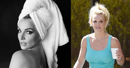 Britney Spears pozuje w ręczniku dla Mario Testino (ZDJĘCIA)