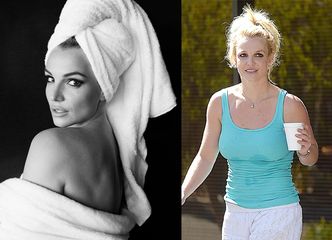 Britney Spears pozuje w ręczniku dla Mario Testino (ZDJĘCIA)