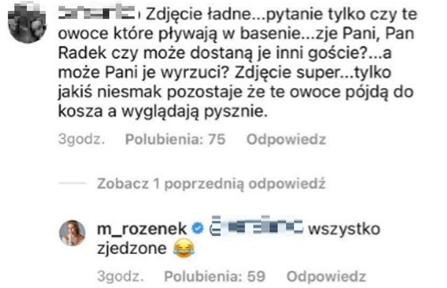 Małgorzata Rozenek odpowiada na krytykę