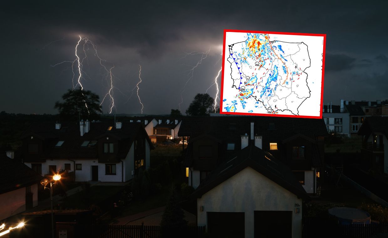 Burze przchodzą nad Polską