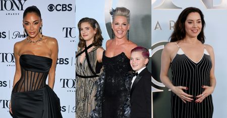 Gwiazdy na gali Tony Awards: Nicole Scherzigner w prześwitach, Pink z dziećmi, Aubrey Plaza z ciążowym brzuszkiem (ZDJĘCIA)