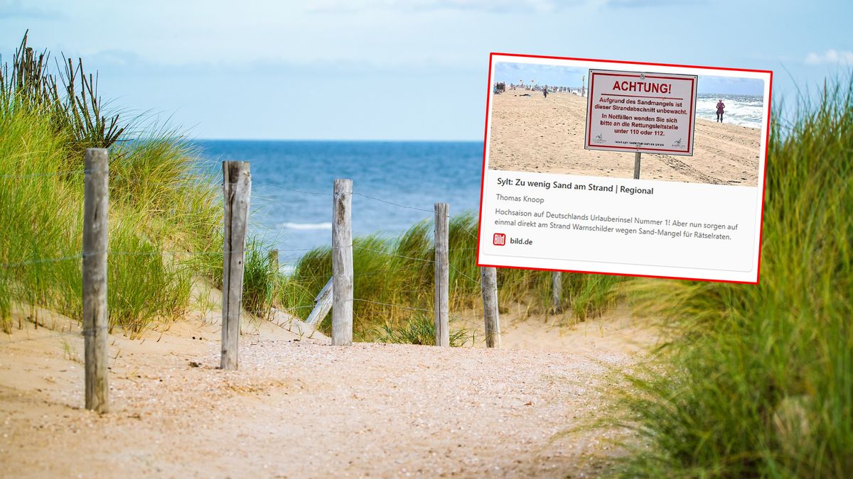 "Bild" donosi, że na plaży w Niemczech zabrakło piasku