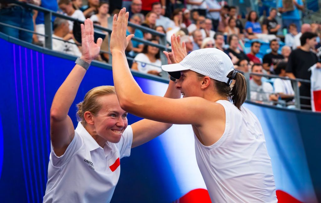 Iga Świątek i Daria Abramowicz