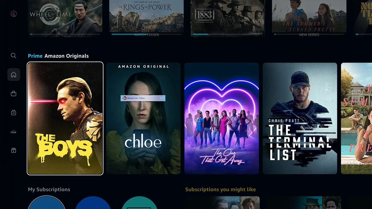 Zmiany czekają interfejs na Amazon Prime Video