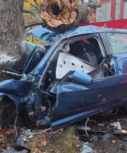 Koszmar na Pomorzu. 18-latka nie żyje. Auto wbiło się w drzewo