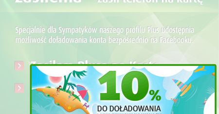 Plus: 10% więcej w Mixie przy doładowaniu przez Internet