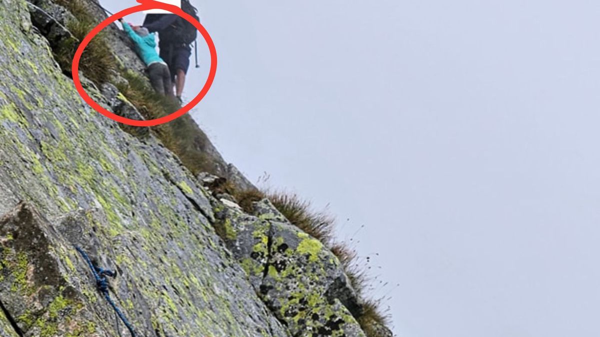 Wybrał się w góry z pięciolatkiem. Zdjęcie zrobili zszokowani turyści