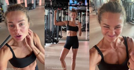 NIEUMALOWANA Małgorzata Socha wyciska siódme poty na siłowni. Jest ogień? (ZDJĘCIA)
