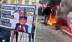 Wielkie emocje na proteście rolników w Warszawie. Policja starła się z protestującymi