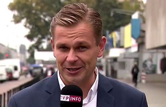Dziennikarz TVP Łukasz Sitek skazany na więzienie w zawieszeniu za znieważenie policjanta i sokistów