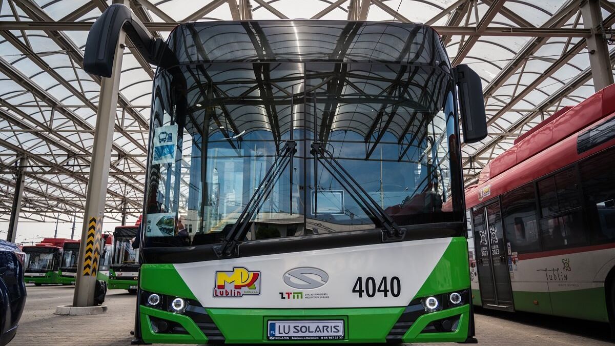 Wodorowy autobus marki Solaris w posiadaniu MPK Lublin