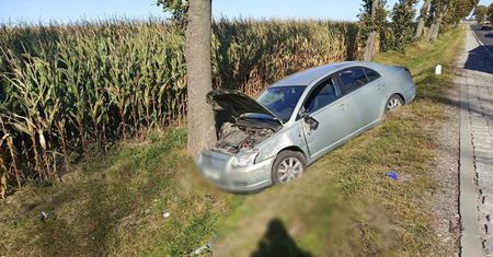 Wypadek na DK60 w Świerczynku. Zderzyły się dwie ciężarówki i Toyota. Kobieta trafiła do szpitala!