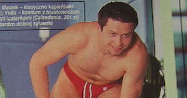 Zakościelny w slipkach, piękna klata
