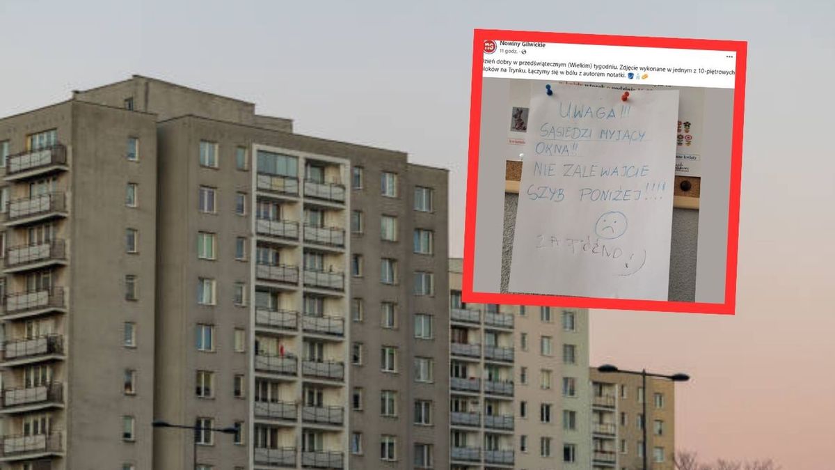 Mała kartka, wielka sprawa. Gliwiccy mieszkańcy apelują o ostroż
