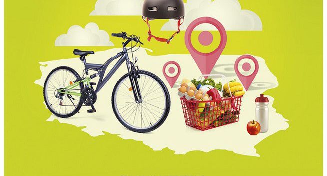 Carrefour Polska promuje się jako sponsor Tour de Pologne i zachęca do jazdy rowerem