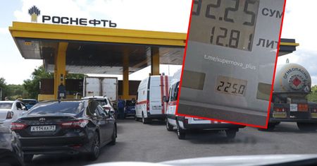 "Paragony grozy" na Krymie. Ceny paliwa wzrosły trzykrotnie