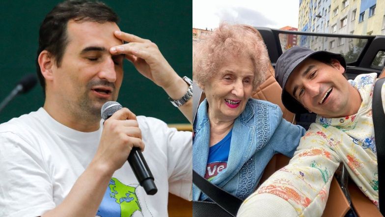 Michał Koterski żegna babcię