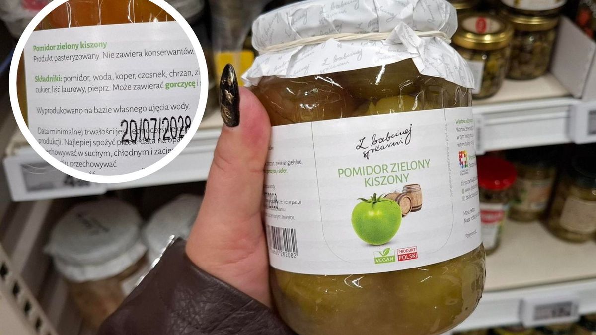 Kiszone pomidory z Auchan