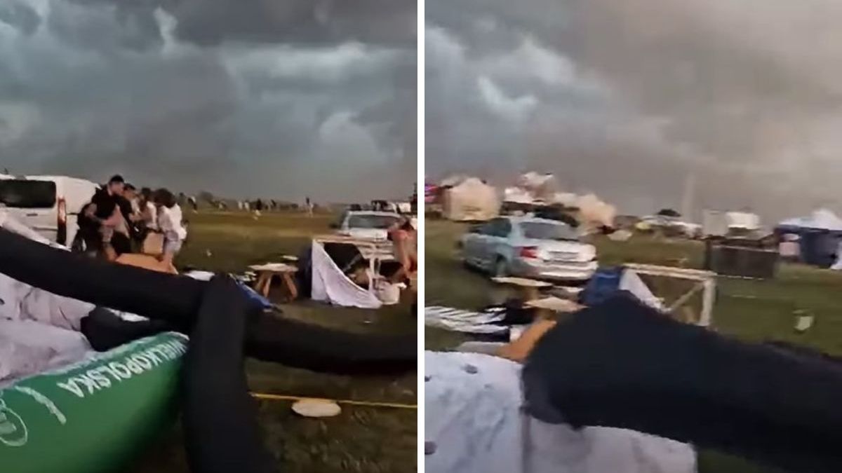 Burza przerwała pokazy lotnicze w Lesznie