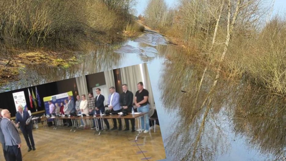 Podczas sesji Rady Gminy w uroczystej oprawie podziękowano staroście za modernizację drogi powiatowej do Rokit