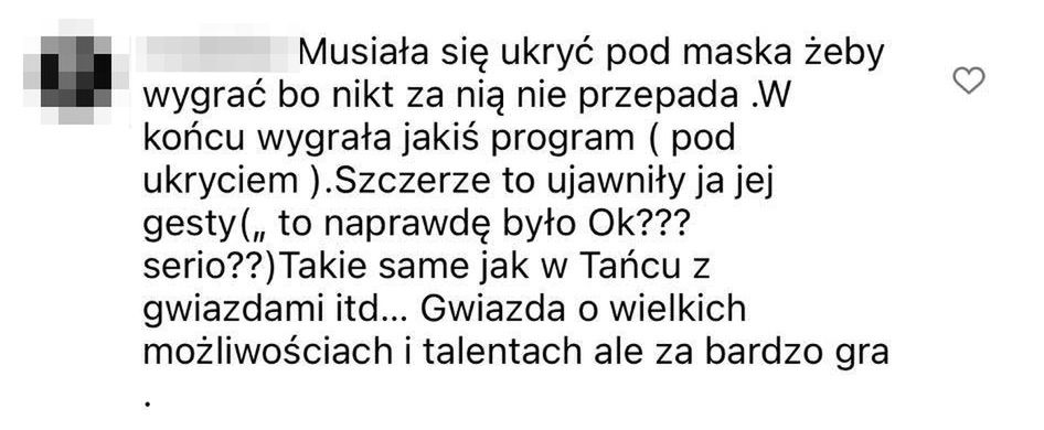 Komentarze widzów "Mask Singer"