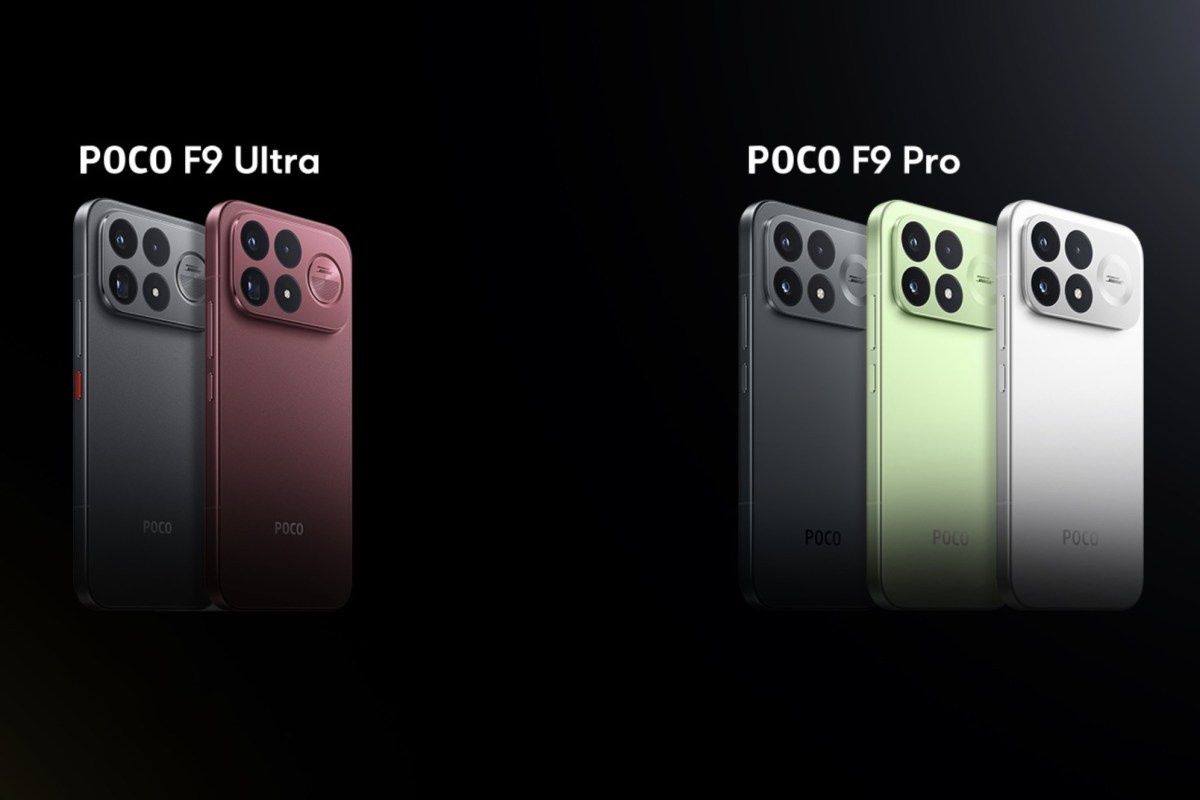 Porównanie kolorów POCO F9 Ultra i POCO F9 Pro